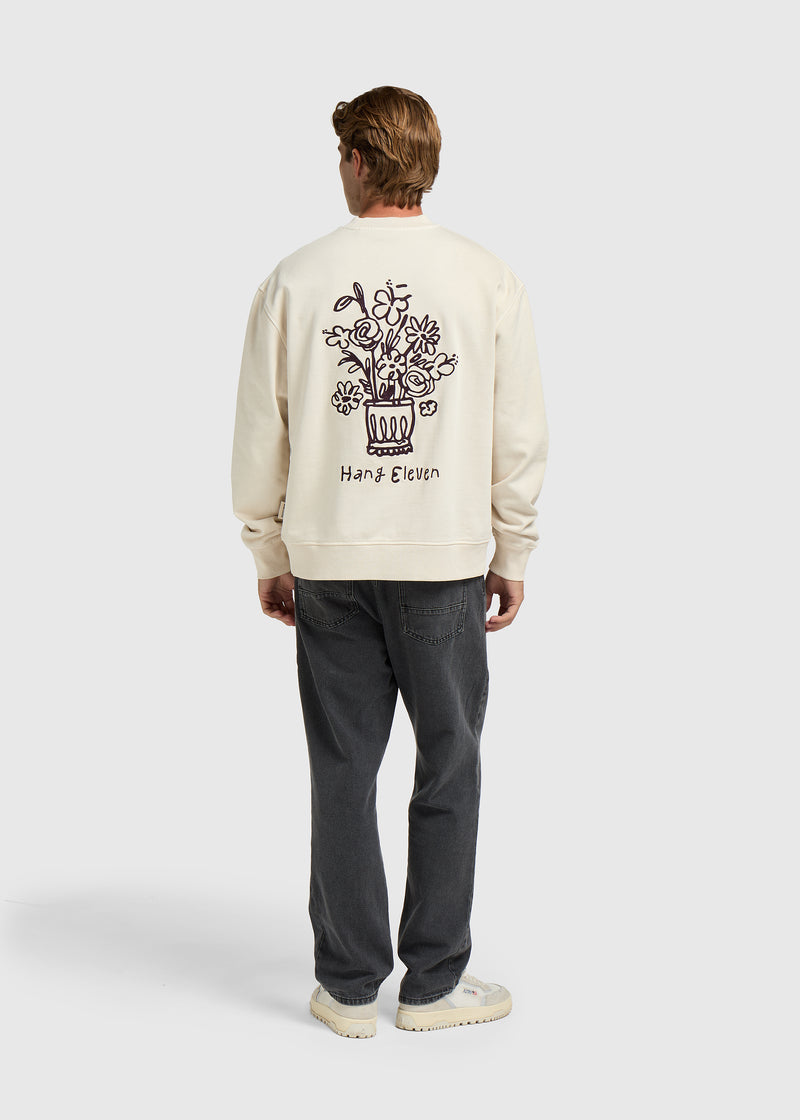 Sweat-shirt Everyday Flora - Gris