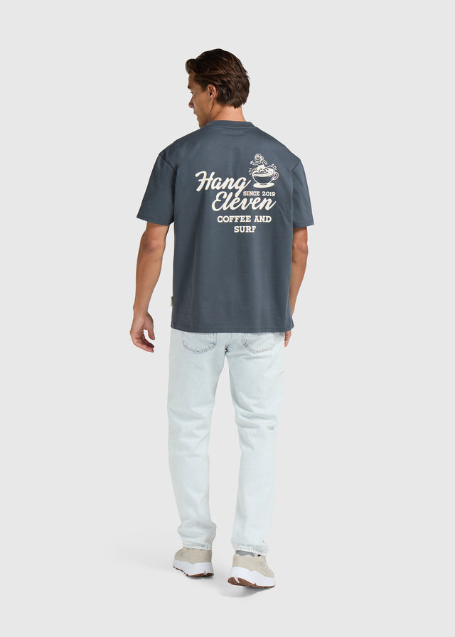 Shop-T-Shirt – Ombre Blau