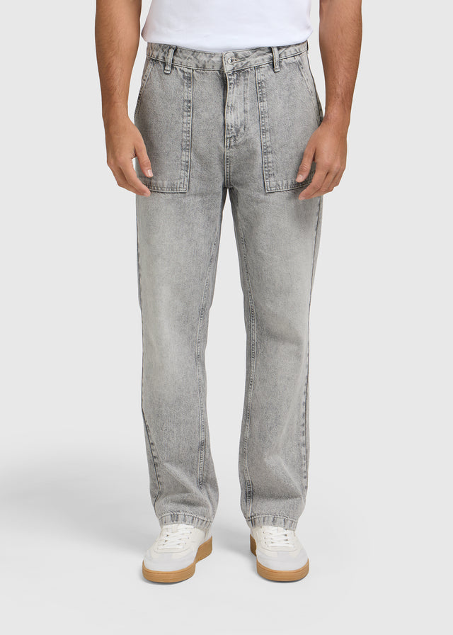Worker Pants - Light Grey