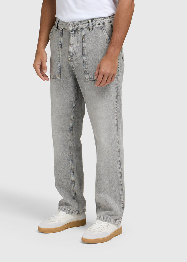 Worker Pants - Light Grey