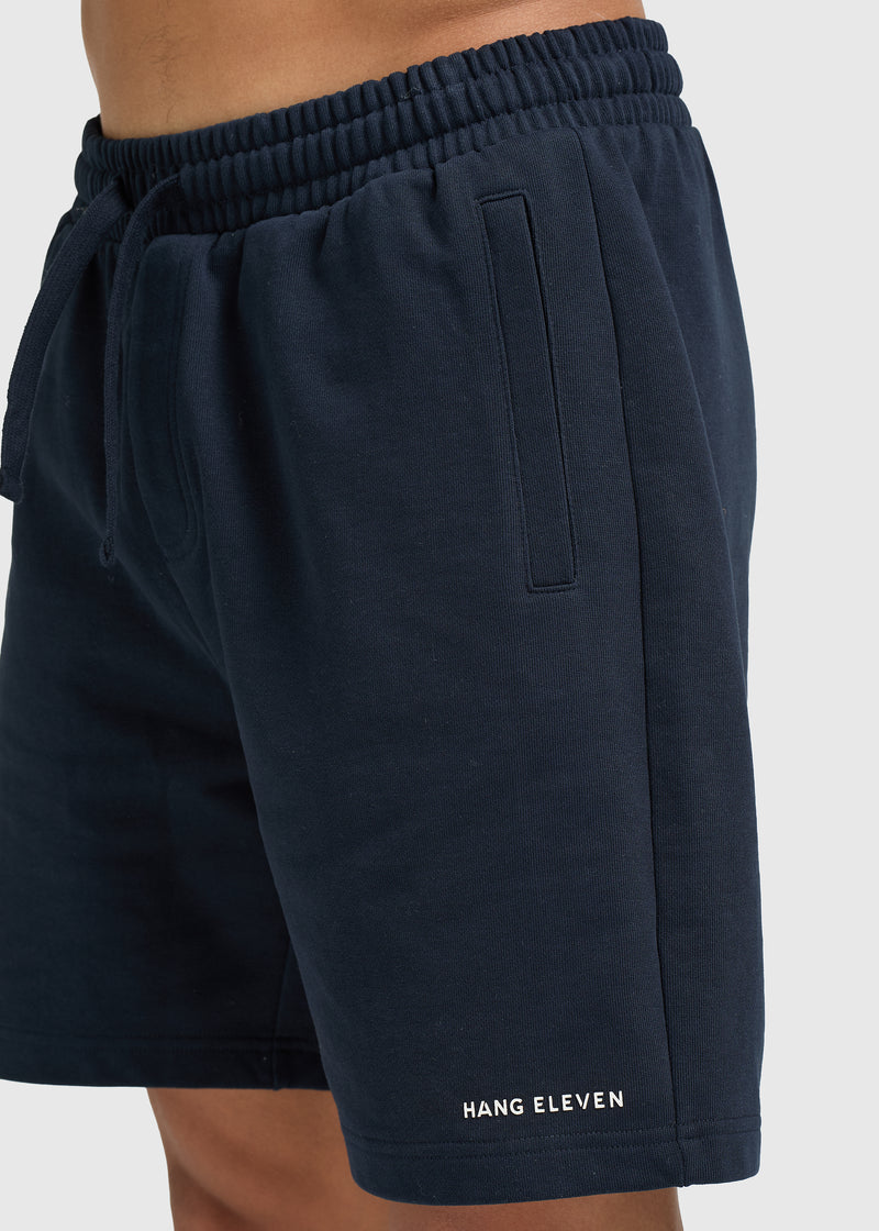 Sweatshorts - Marineblau
