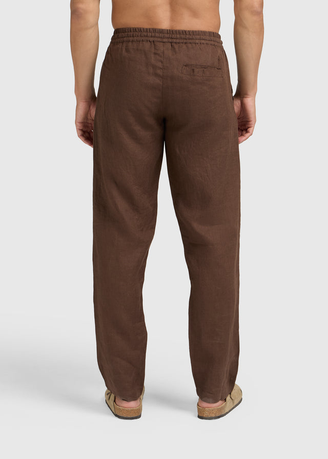 Die Leinenhose – Espresso