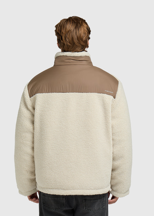Reversible Puffer Jacket - Dark Sand