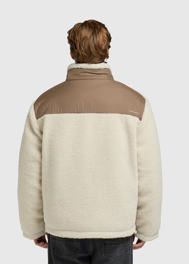 Reversible Puffer Jacket - Dark Sand