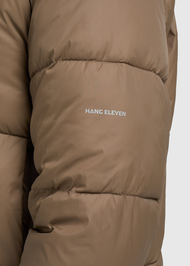 Reversible Puffer Jacket - Dark Sand
