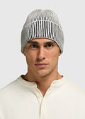 Two Tone Beanie - White