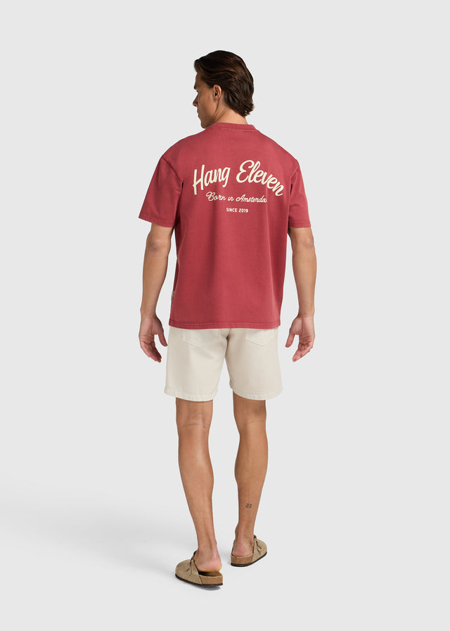 Born Tee - Deep Red