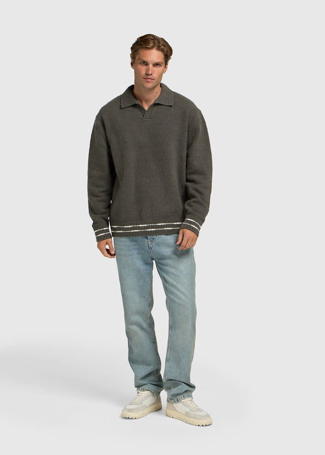 Bouclé Knit Polo - Chimera