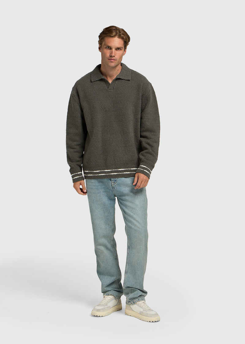 Bouclé Knit Polo - Chimera