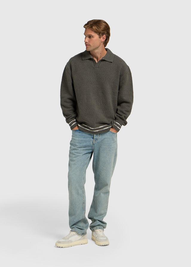 Bouclé Knit Polo - Chimera