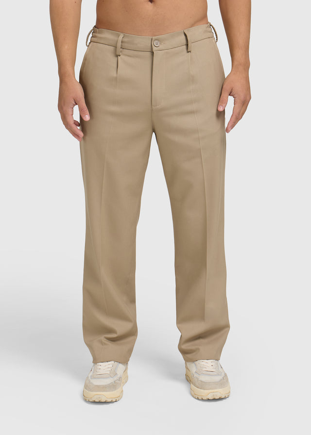 The Pleated Pants - Sand