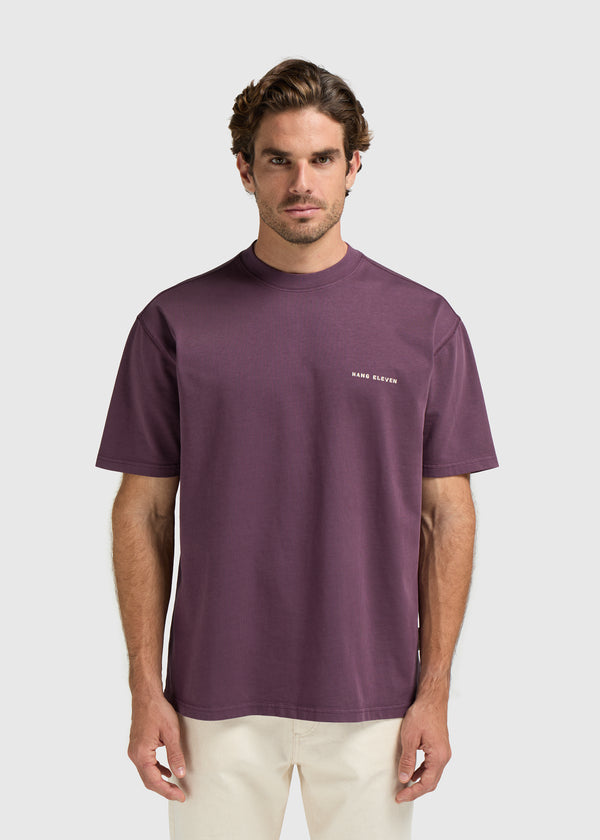 Structure tee - Purple