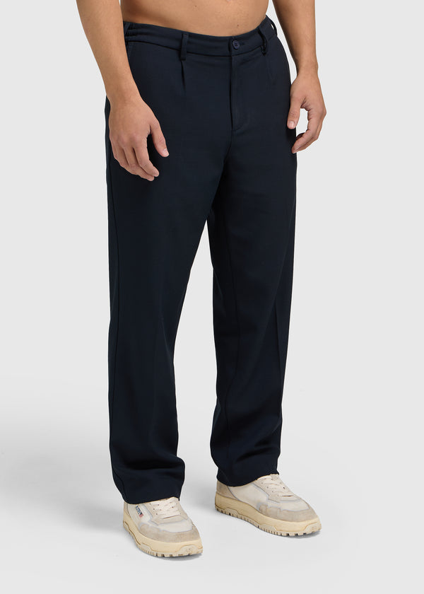 The Pleated Pants - Navy Blue