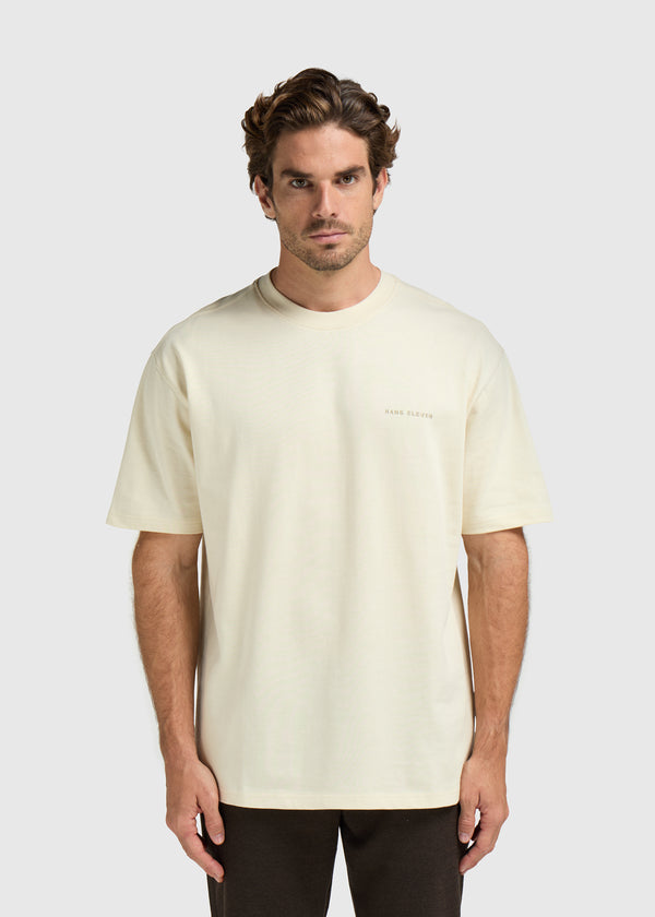 Structure tee - White Sand