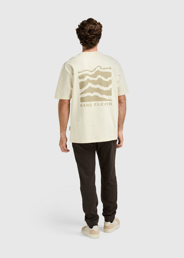 Structure tee - White Sand