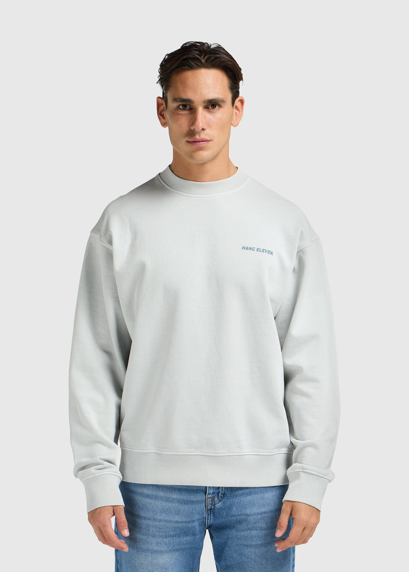 Premium Blanks Crewneck - Washed Blue