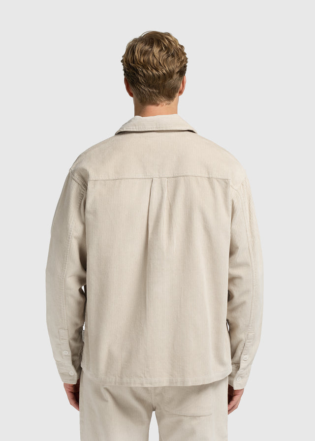 Cord-Overshirt – Sand