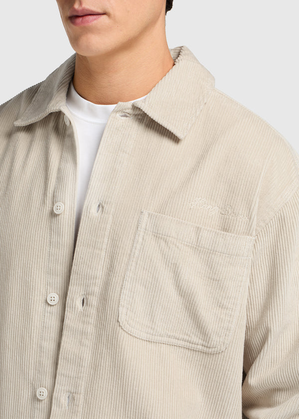The Corduroy Overshirt - Sand