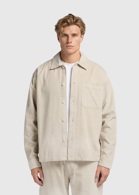 The Corduroy Overshirt - Sand