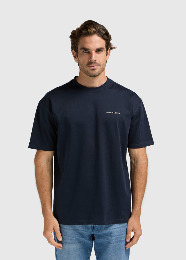 HNGLVN Tee – Marineblau