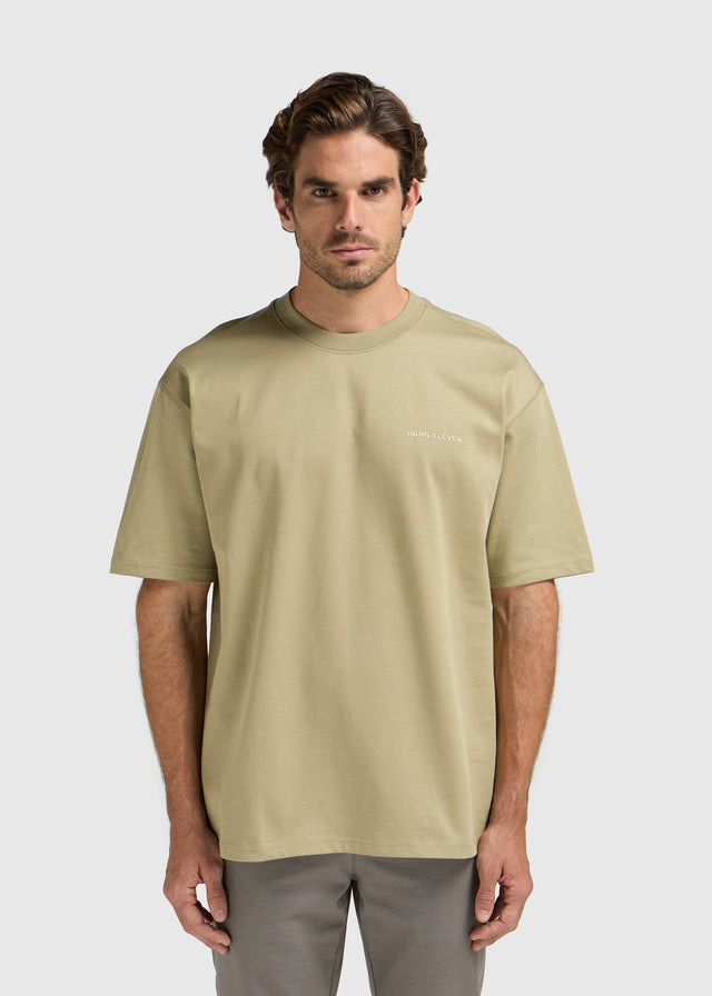 Essential Tee – Schiefergrün