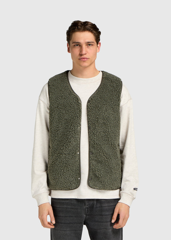 Premium Teddy Vest - Green