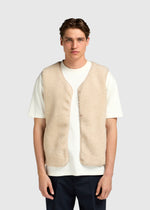 Premium Teddy Vest - Sand
