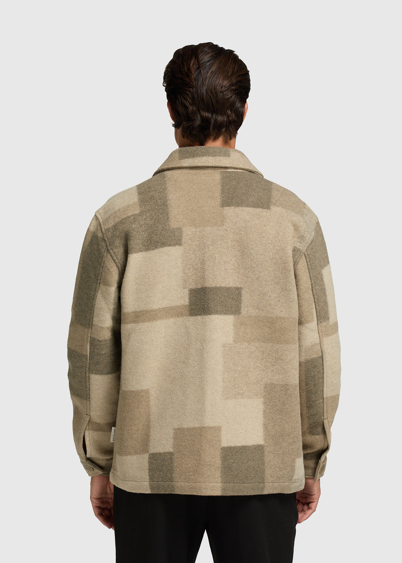 Block Overshirt - Green