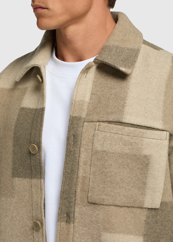 Block Overshirt - Green