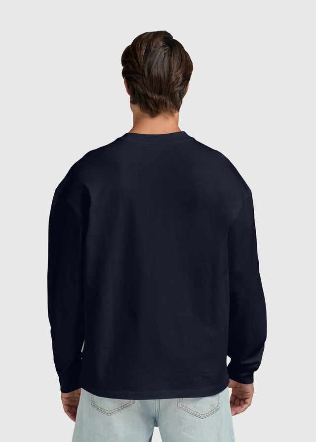 Premium Longsleeve - Navy Blue