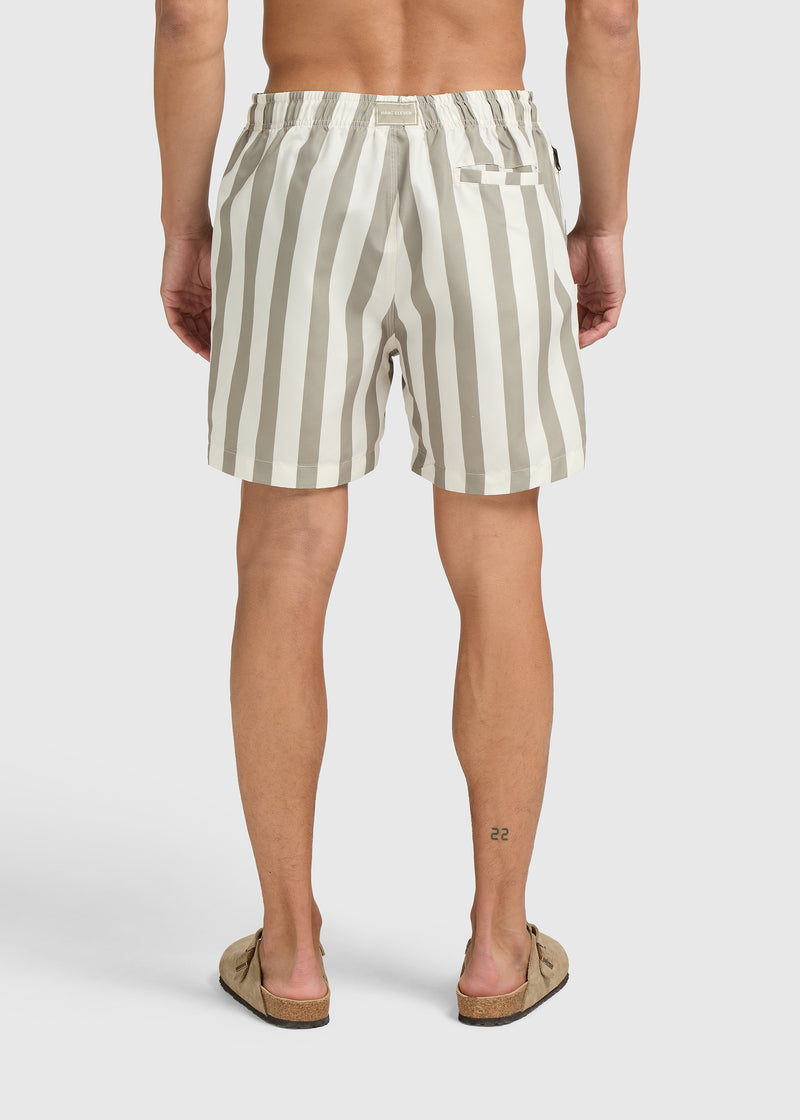 Stripe Swim Short - Light Green