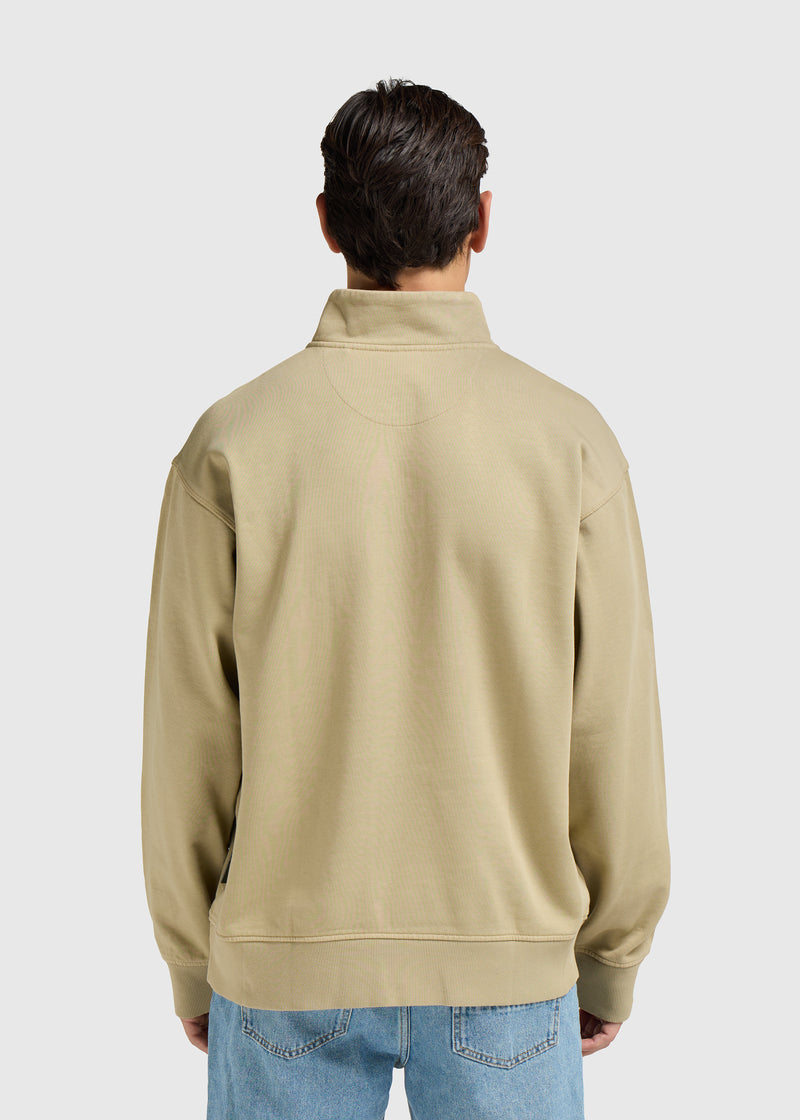 Premium Blanks Half Zip - Washed Green