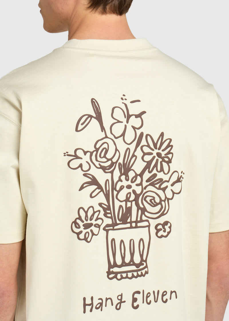 Everyday Flora Tee - Sand