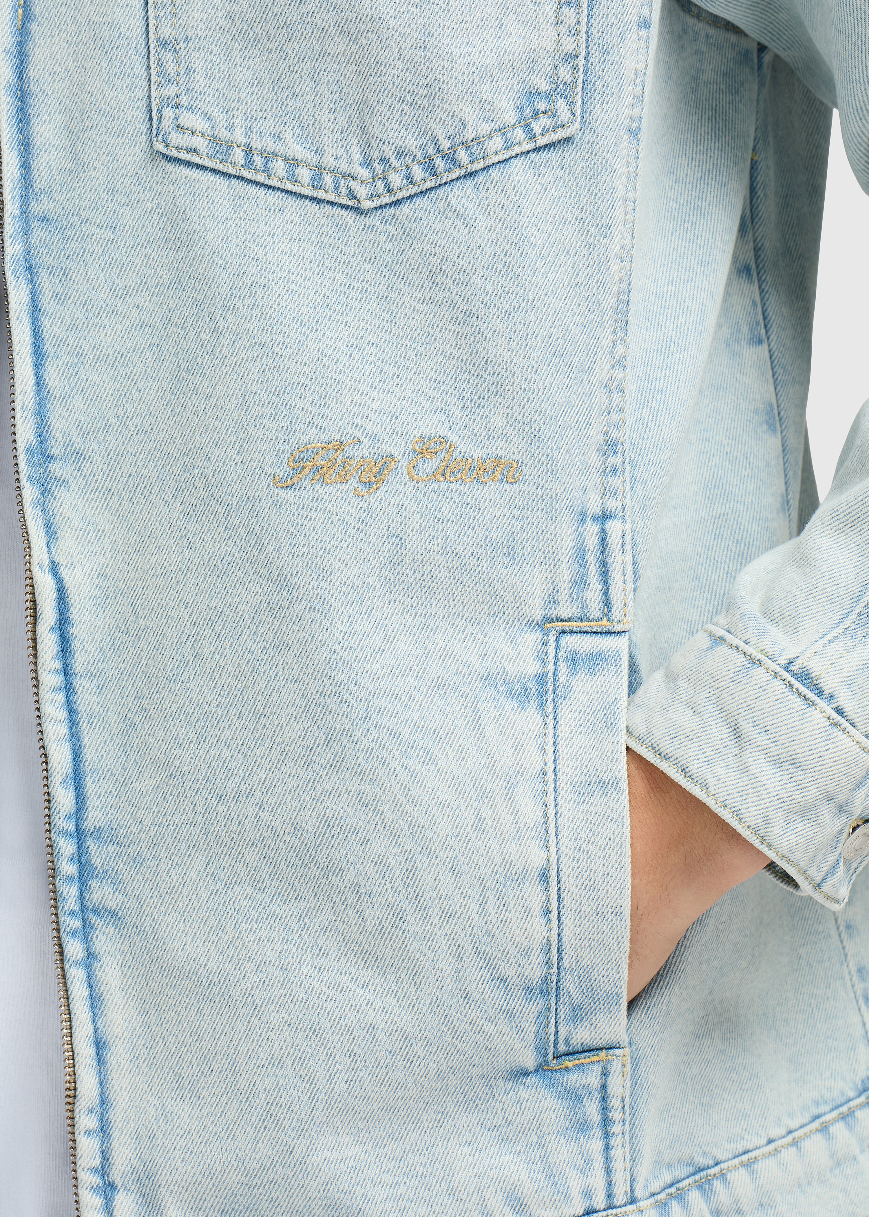 Ozzy Denim Jacket - Washed Blue – Hang Eleven