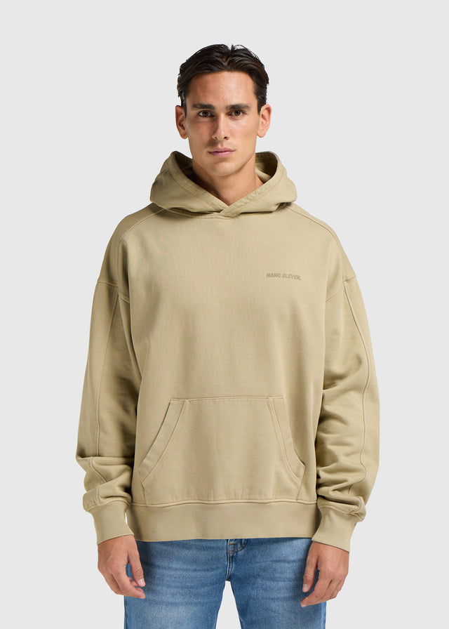 Premium Blanks Hoodie – Verwaschenes Grün
