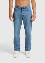 The Clean Straight Jeans - Blue Middle