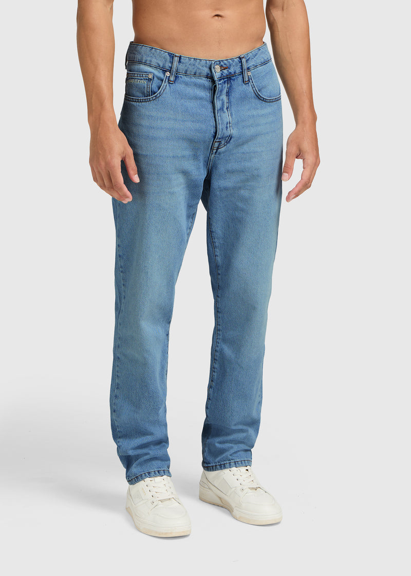 The Clean Straight Jeans - Blue Middle