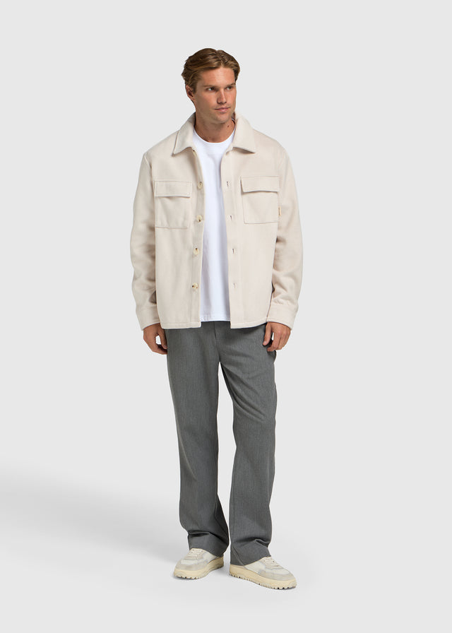Herringbone Jacket - Light Sand