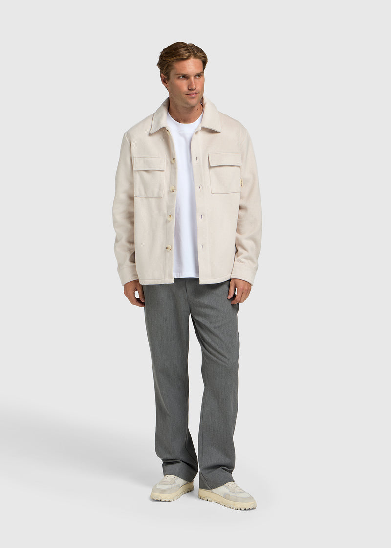 Herringbone Jacket - Light Sand