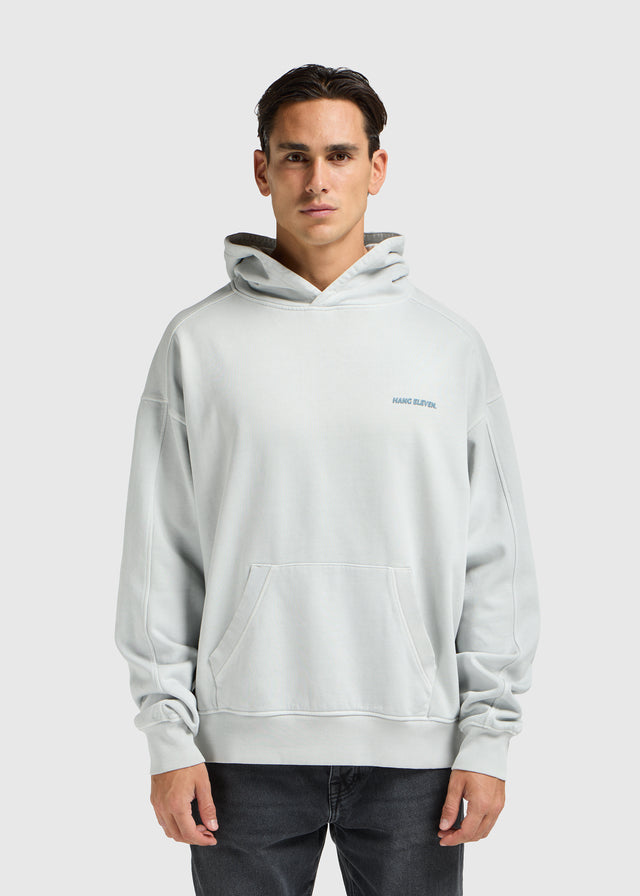 Sweat à capuche Premium Blanks - Bleu délavé