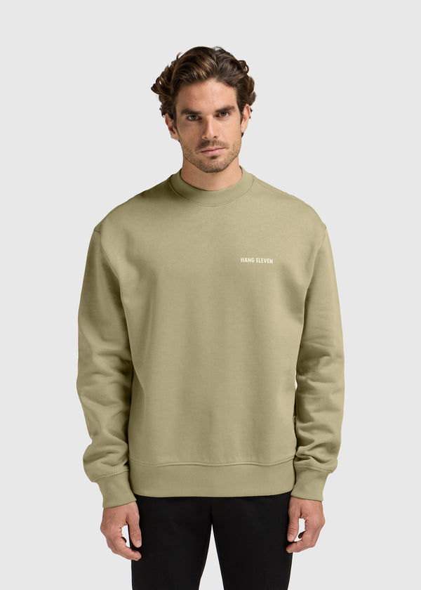 Off Grid Crewneck - Slate Green