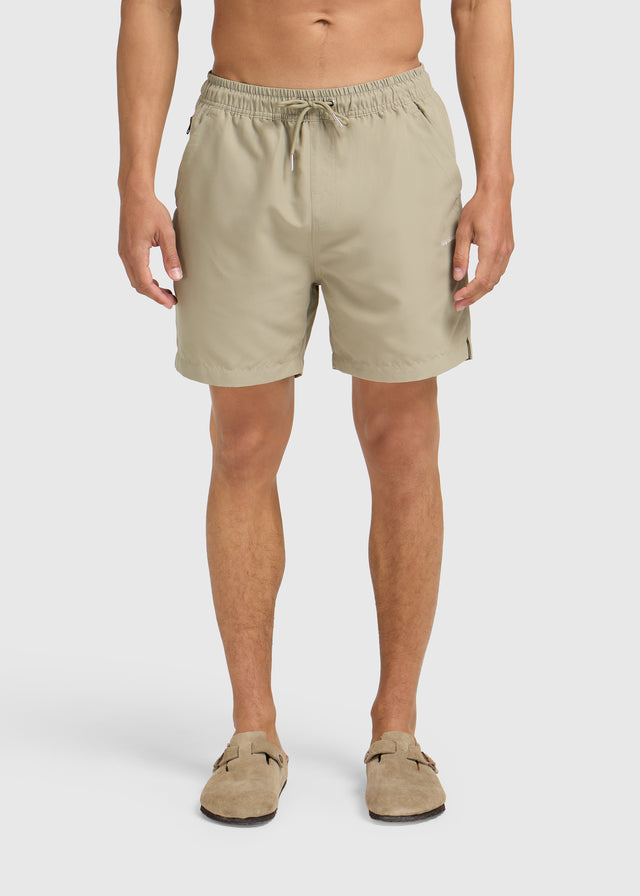 Short de Bain Solid - Vert Ardoise