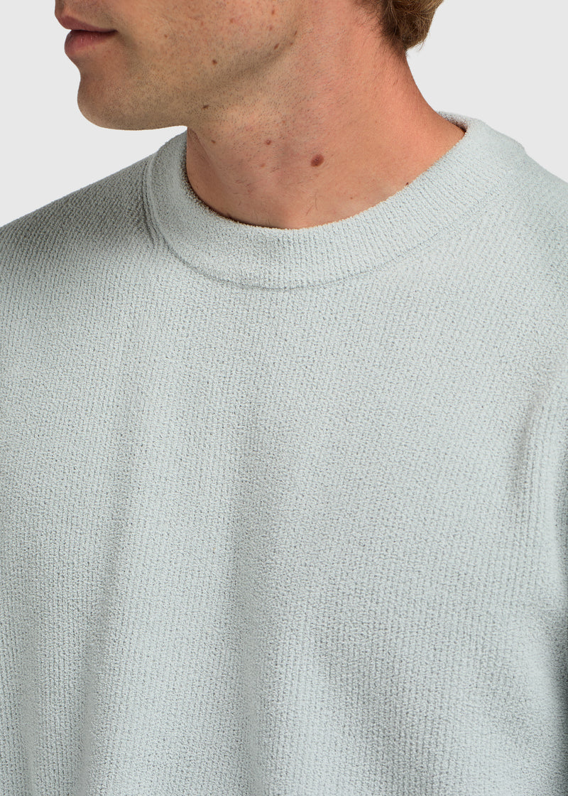 Structure Knit Crewneck - Light Blue