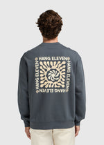 Off Grid Crewneck - Ombre Blue