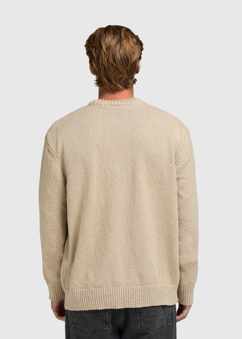 Premium Knit Crewneck - Khaki
