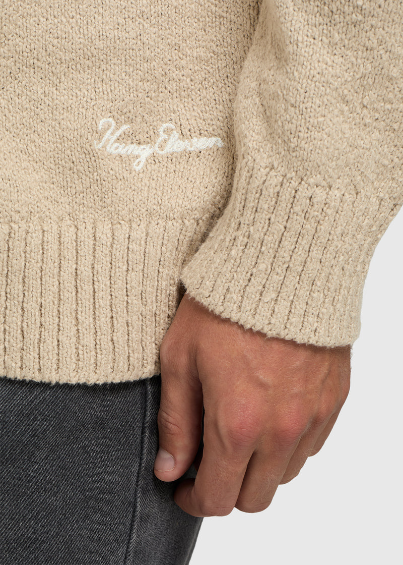 Premium Knit Crewneck - Khaki