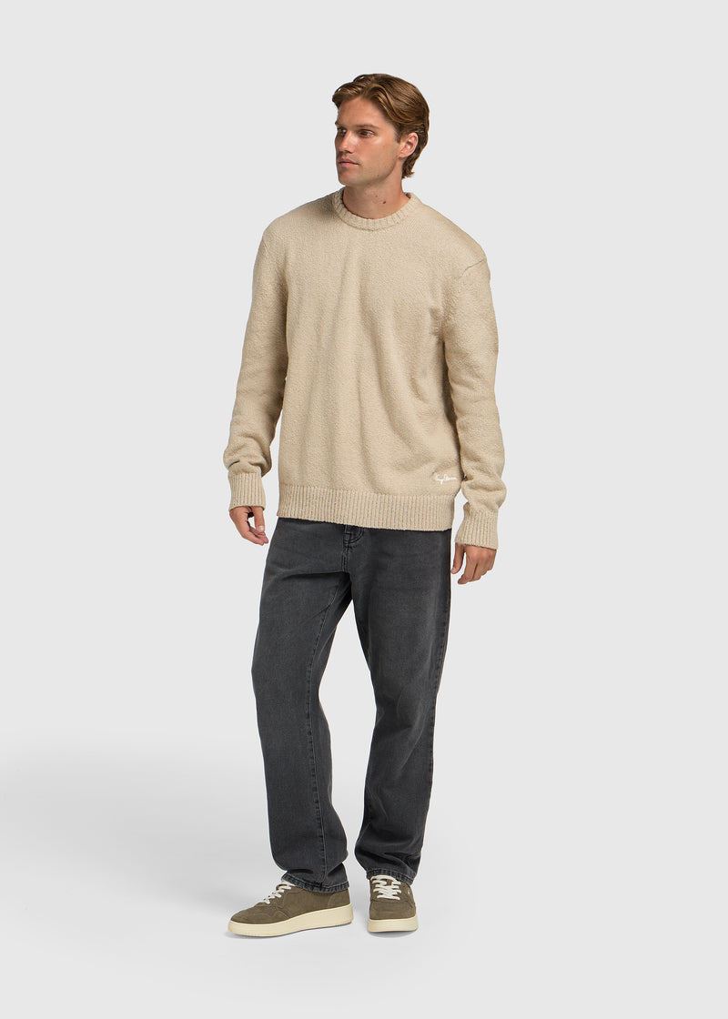 Premium Knit Crewneck - Khaki