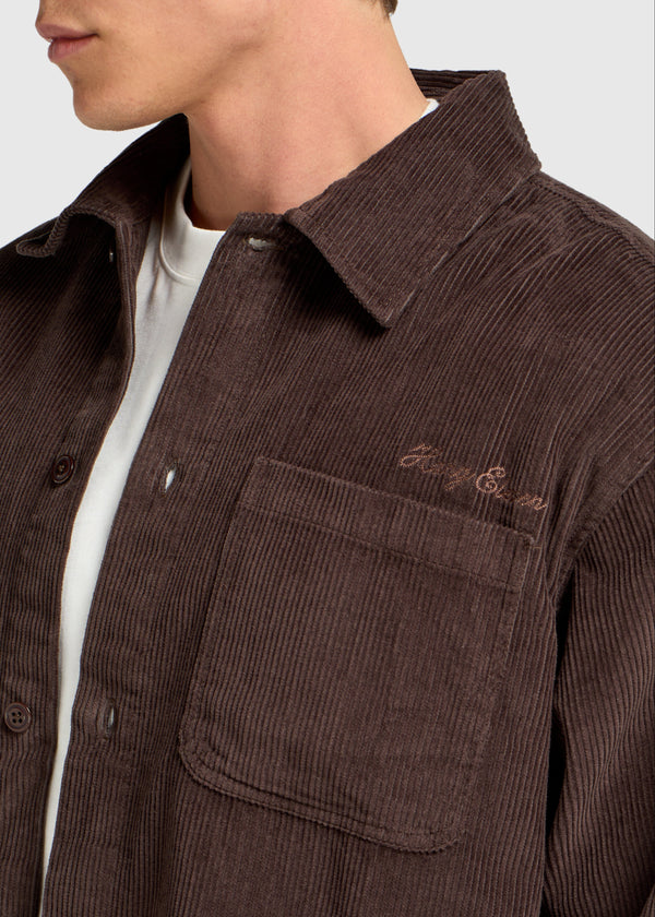 The Corduroy Overshirt - Brown