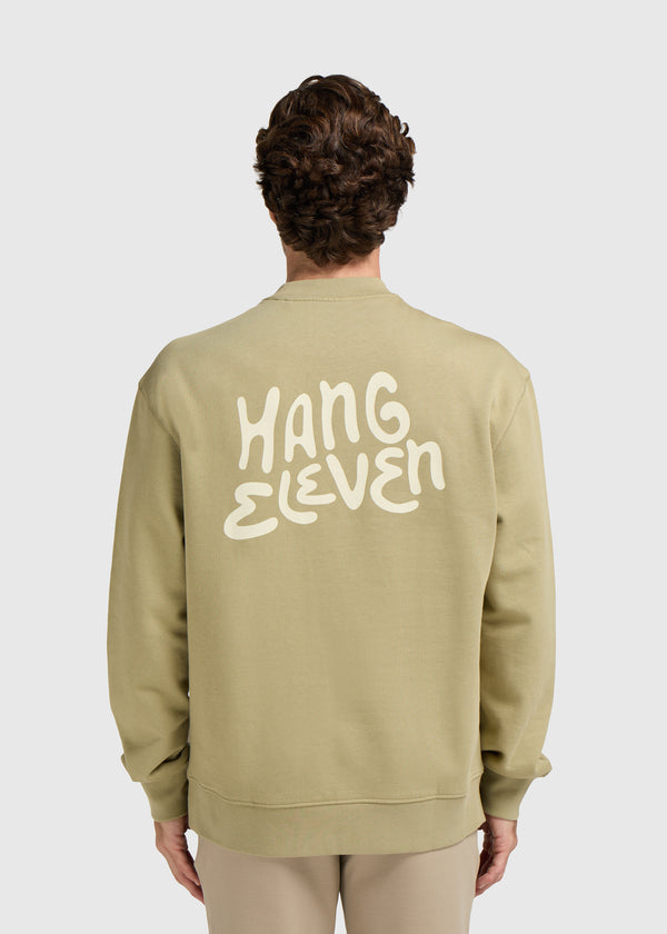 Brand Crewneck - Slate Green