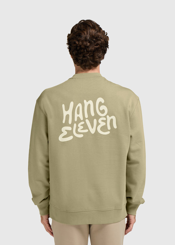 Brand Crewneck - Slate Green